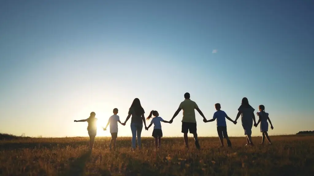 Family walking outdoors representing long-term family planning and non-scalpel vasectomy